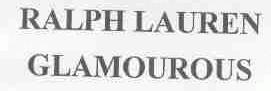 RALPH LAUREN GLAMOUROUS
