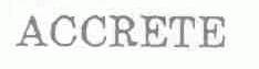 ACCRETE