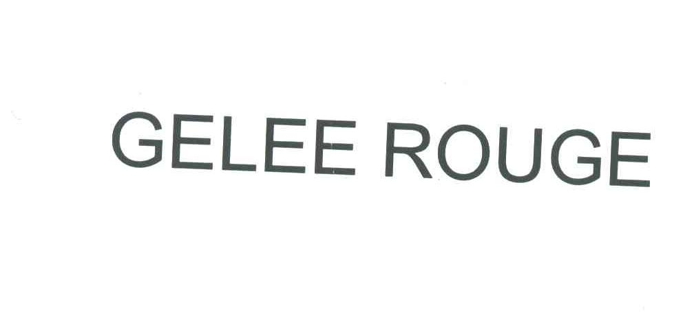 GELEE ROUGE