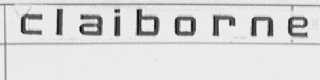 CLAIBORNE