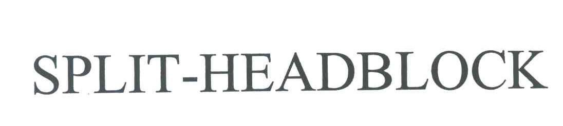 SPLIT HEADBLOCK