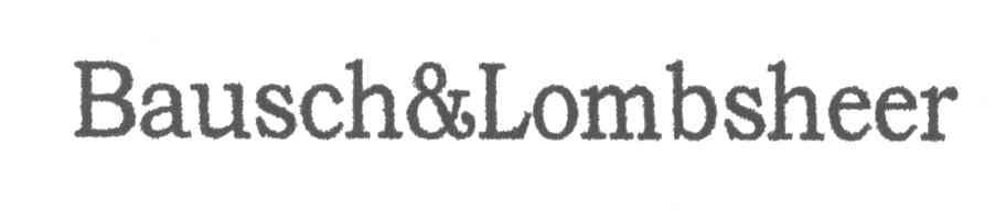 BAUSCH LOMBSHEER