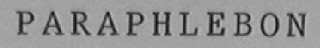 PARAPHLEBON