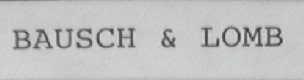 BAUSCH & LOMB