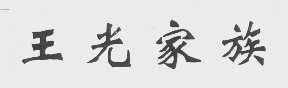 王光家族