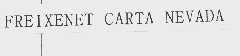 FREIXENET CARTA NEVADA