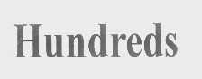 HUNDREDS