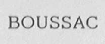 BOUSSAC