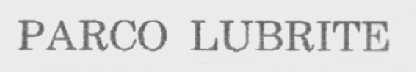 PARCO LUBRITE