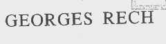 GEORGES RECH