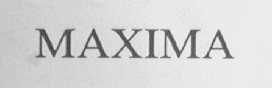 MAXIMA