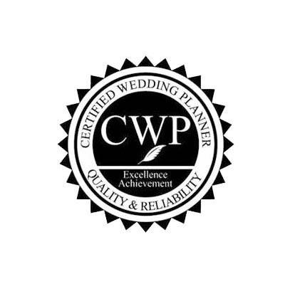 CWP CERTIFIED WEDDING PLANNER QUALITY&RELIABILITY EXCELLENCE ACHIEVEMENT