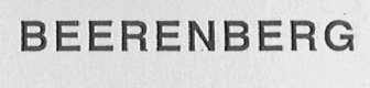 BEERENBERG