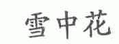 雪中花