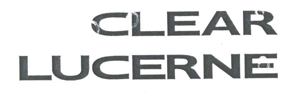 CLEAR LUCERNE