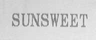 SUNSWEET