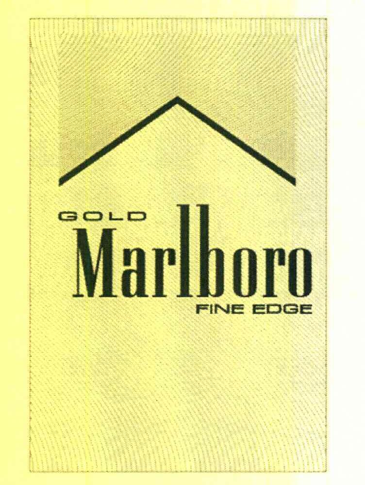 GOLD MARLBORO FINE EDGE