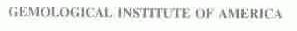 GEMOLOGICAL INSTITUTE OF AMERICA