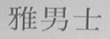 雅男士