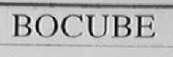 BOCUBE