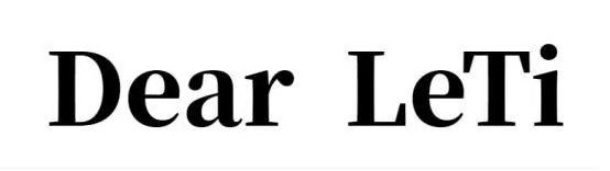 DEAR LETI