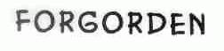 FORGORDEN