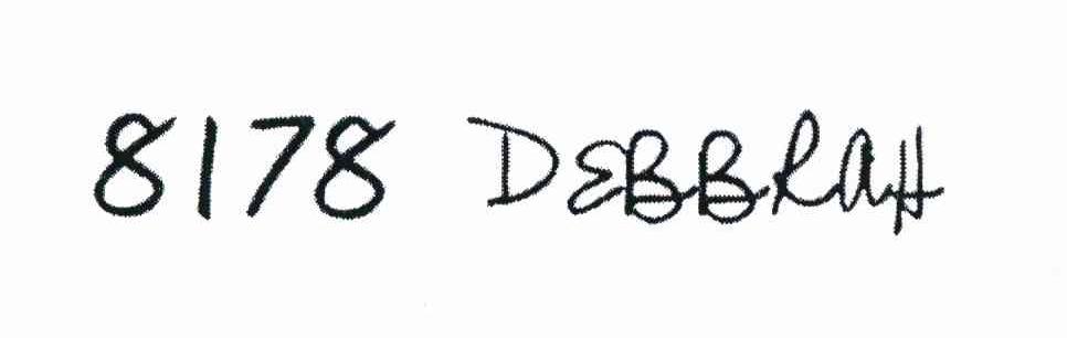 8178 DEBBRAH
