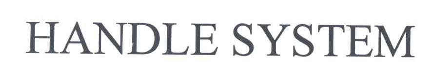 HANDLE SYSTEM