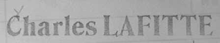 CHARLES LAFITTE