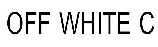 OFF WHITE C
