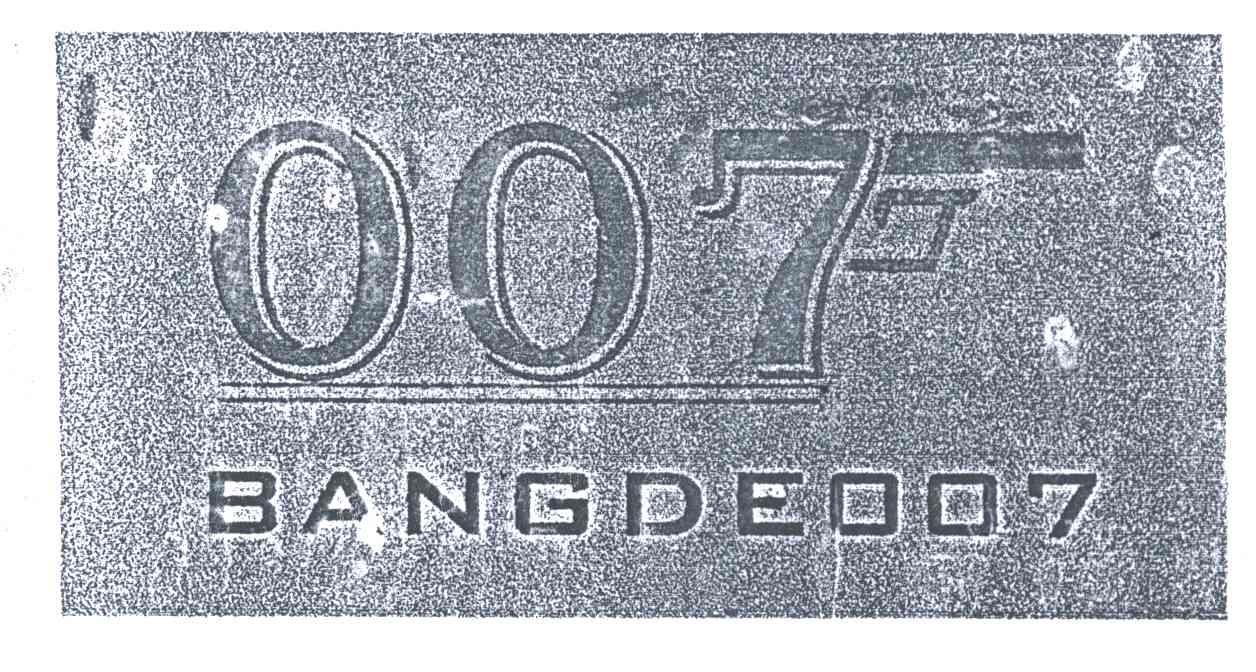 007;BANG DE 007