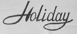 HOLIDAY