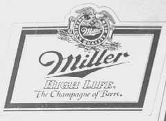 MILLER HIGH LIFE FAGLE BOTTLE