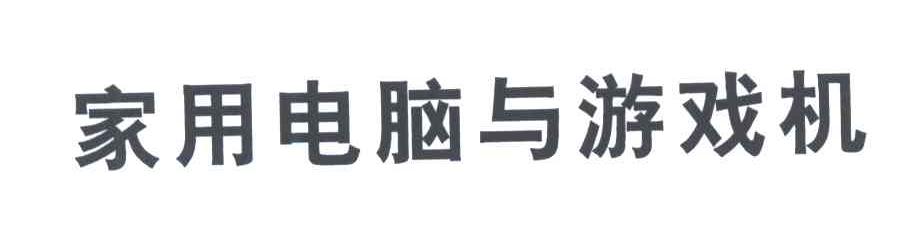 家用电脑与游戏机