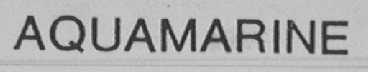 AQUAMARINE