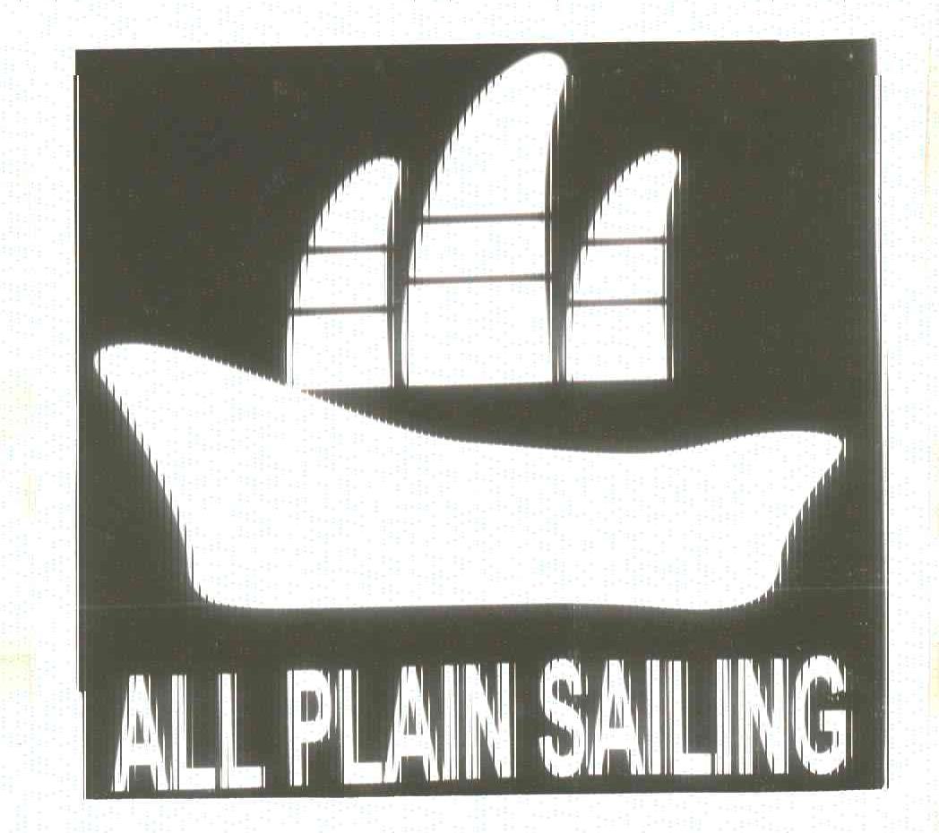 ALL PLAIN SAILING
