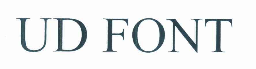 UD FONT