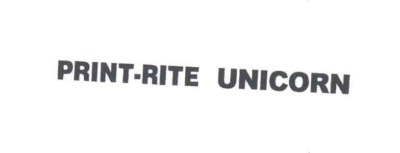 PRINT RITE UNICORN