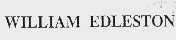 WILLIAM EDLESTON