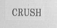 CRUSH