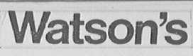 WATSON'S