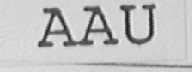 AAU