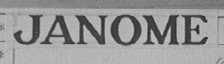 JANOME