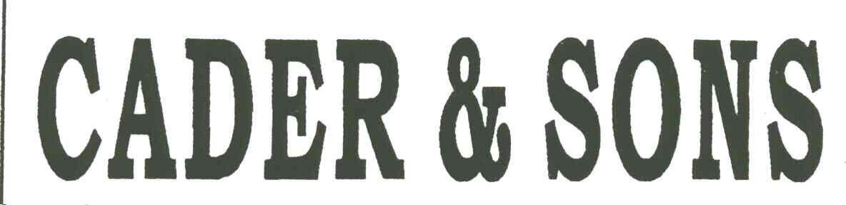 CADER&SONS