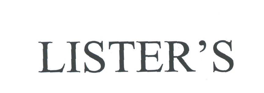 LISTER'S
