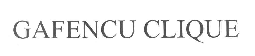 GAFENCU CLIQUE