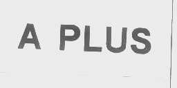 A PLUS