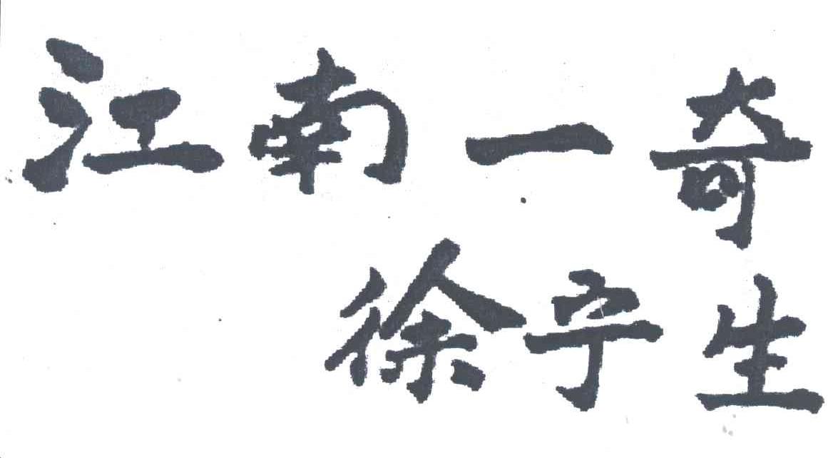 江南一奇徐宁生