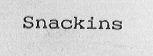 SNACKINS