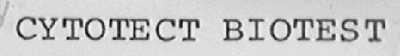 CYTOTECT BIOTEST